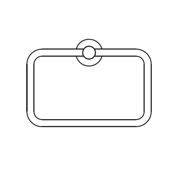 Полотенцедержатель кольцо