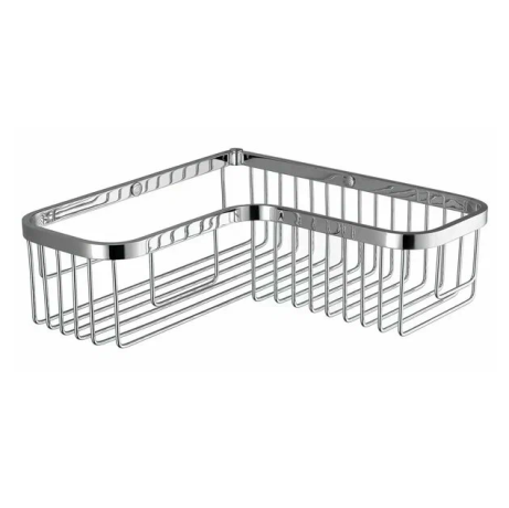 Полочка корзинка COLOMBO DESIGN ANGOLARI B9611 угловая одинарная цвет хром