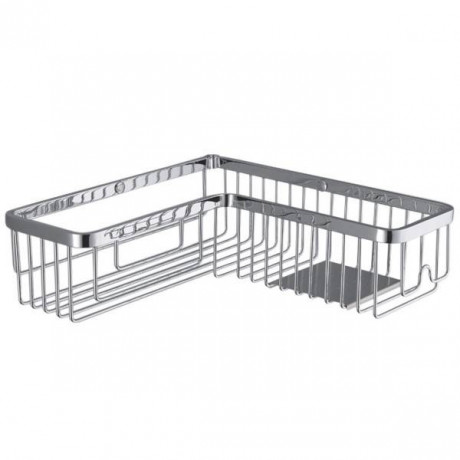 Полочка корзинка COLOMBO DESIGN ANGOLARI B9611 угловая одинарная цвет хром