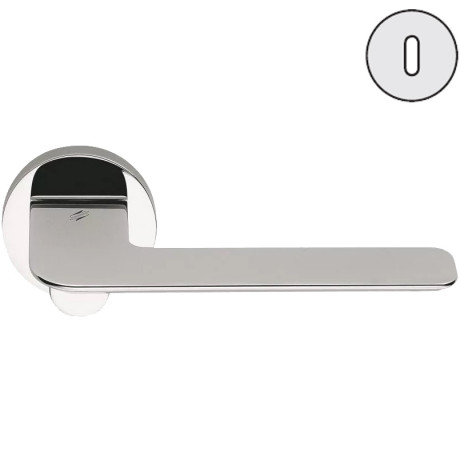 Дверная ручка Colombo Design SLIM FF11R хром в комплекте с накладками под ключ для межкомнатных дверей