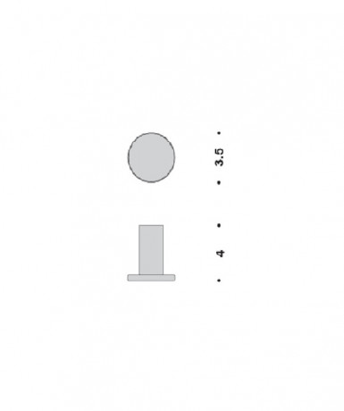 Крючок COLOMBO DESIGN BASIC B2717 одинарный маленький цвет хром