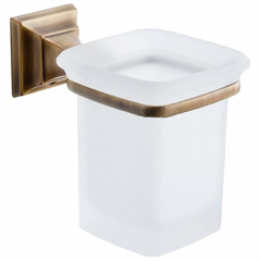 Стакан COLOMBO DESIGN PORTOFINO B3202.BR настенный цвет бронза