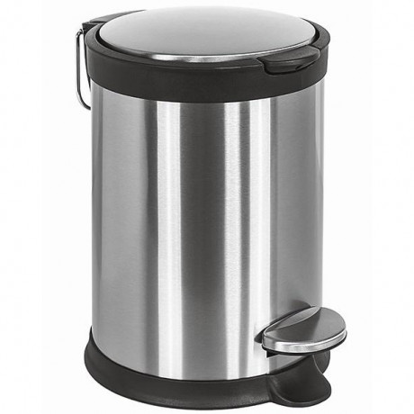 Ведро COLOMBO DESIGN COMPLEMENTI B9212 напольное с крышкой с педалью 3 л цвет нержавеющая сталь