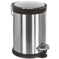 Ведро COLOMBO DESIGN COMPLEMENTI B9212 напольное с крышкой с педалью 3 л цвет нержавеющая сталь