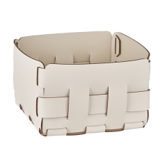 Корзинка COLOMBO DESIGN ADJ 1019.10/16 настольная напольная цвет белый/панна котта