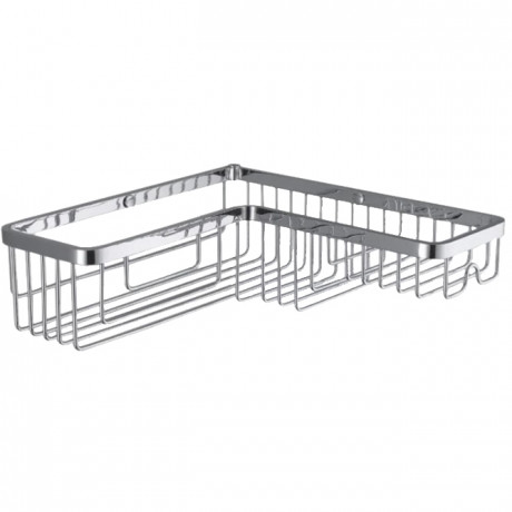 Полочка корзинка COLOMBO DESIGN ANGOLARI B9615 угловая одинарная цвет хром