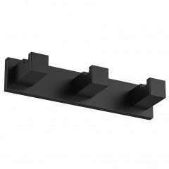 Крючок COLOMBO DESIGN LOOK LC37.NM тройной цвет черный матовый