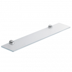 Полочка COLOMBO DESIGN PLUS W4916 стеклянная цвет хром