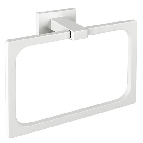 Полотенцедержатель COLOMBO DESIGN LOOK B1631.BM кольцо цвет белый матовый