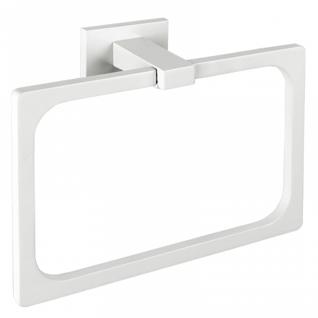 Полотенцедержатель COLOMBO DESIGN LOOK B1631.BM кольцо цвет белый матовый