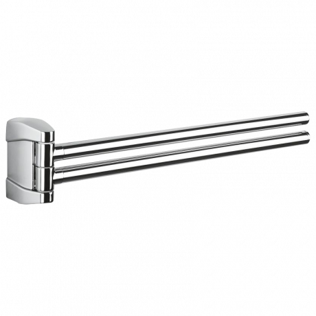 Полотенцедержатель COLOMBO DESIGN ROAD B8012 двойной цвет хром