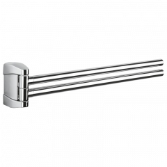 Полотенцедержатель COLOMBO DESIGN ROAD B8012 двойной цвет хром