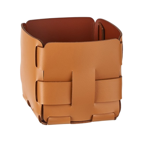 Корзинка COLOMBO DESIGN ADJ 1013.09/30 настольная цвет коньяк/бордо