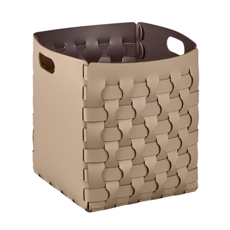 Корзинка COLOMBO DESIGN ADJ 2047.04/06 настольная цвет капучино/шоколад