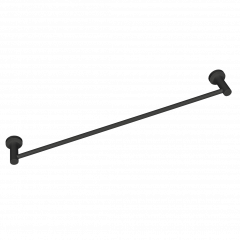 Полотенцедержатель COLOMBO DESIGN PLUS W4912.NM широкий цвет черный матовый