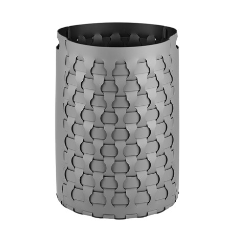 Корзина для белья COLOMBO DESIGN ADJ 2057.03/01 напольная цвет серый/черный