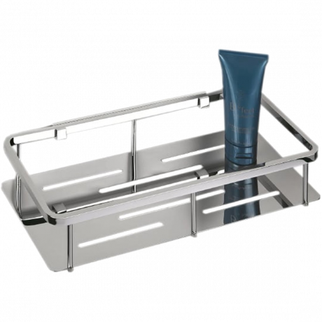 Полочка корзинка COLOMBO DESIGN ANGOLARI B9640 одинарная съемная цвет хром