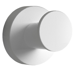 Крючок COLOMBO DESIGN PLUS W4917.BM одинарный цвет белый матовый