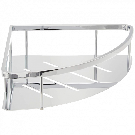 Полочка корзинка COLOMBO DESIGN ANGOLARI B9642 угловая одинарная съемная цвет хром