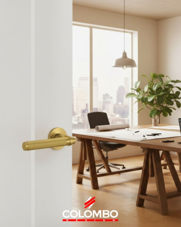 Дверная ручка Colombo Design GRYPS DL11RSB золото матовое