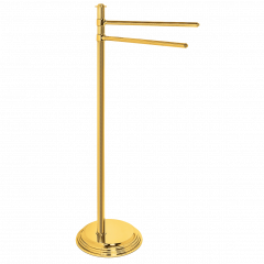 Стойка COLOMBO DESIGN HERMITAGE B3338.HPS с полотенцедержателем двойным цвет золото