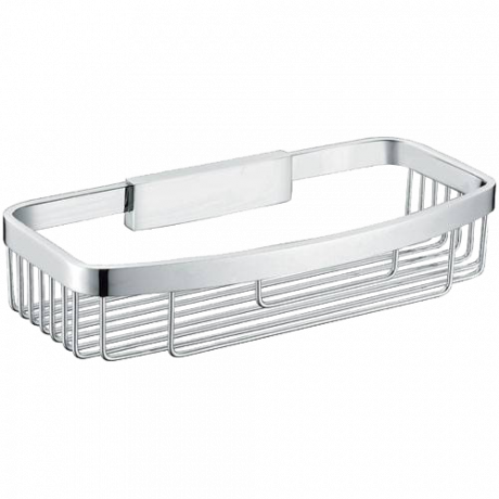 Полочка корзинка COLOMBO DESIGN ANGOLARI B9647 одинарная съемная цвет хром