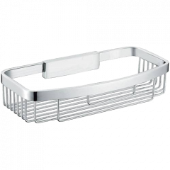 Полочка корзинка COLOMBO DESIGN ANGOLARI B9647 одинарная съемная цвет хром