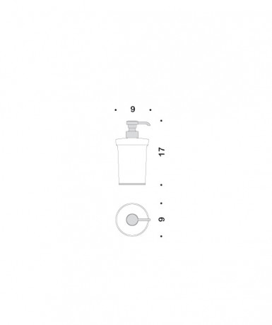 Дозатор COLOMBO DESIGN LINK B9311 настольный цвет хром