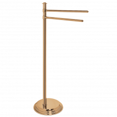Стойка COLOMBO DESIGN HERMITAGE B3338.OA с полотенцедержателем двойным цвет античная латунь