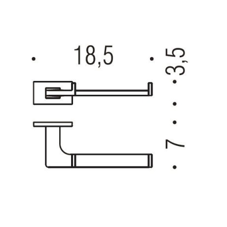 Держатель туалетной бумаги COLOMBO DESIGN LOOK B1608.OM без крышки цвет золото матовое
