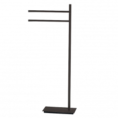 Стойка COLOMBO DESIGN SQUARE B9901.NM напольная с полотенцедержателем цвет черный матовый