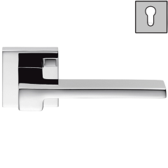 Дверная ручка Colombo Design ZELDA MM11RY хром в комплекте с накладками под цилиндр