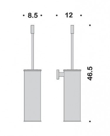 Ершик COLOMBO DESIGN PLUS W4962.VL настенный цвет винтаж