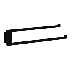Полотенцедержатель COLOMBO DESIGN MINI Q B5012.NM двойной цвет черный матовый