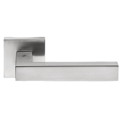 Дверная ручка Colombo Design ELLESSE BD21RY хром матовый в комплекте с накладками под цилиндр