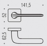 Дверная ручка Colombo Design ROBOQUATTRO S ID51RY золото матовое в комплекте с накладками под цилиндр