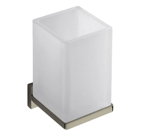 Стакан COLOMBO DESIGN LOOK B1602.HPS1 настенный цвет нержавеющая сталь