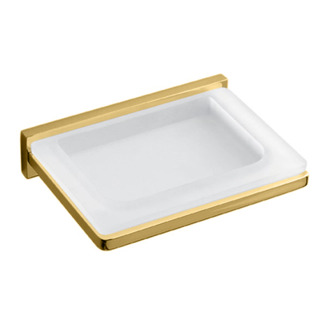 Мыльница COLOMBO DESIGN LOOK B1601.OM настенная цвет золото матовое