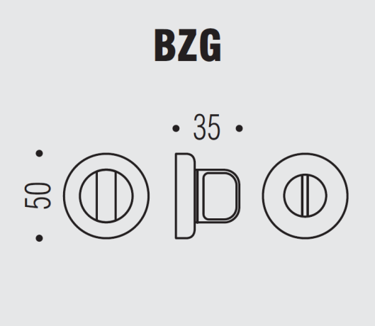 Фиксатор сантехнический Colombo Design Rosetta CD69 BZGG бронза коричневая