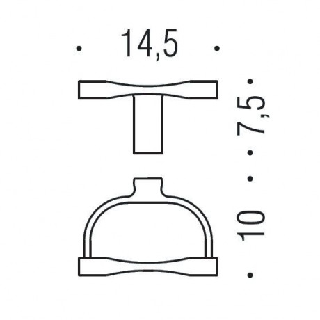 Держатель туалетной бумаги COLOMBO DESIGN LUNA B0108 без крышки цвет хром
