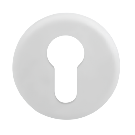 Накладка под цилиндр Colombo Design Rosetta CD63 GB белый матовый