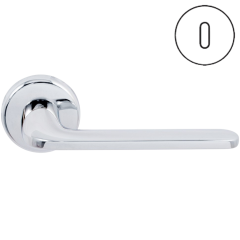 Дверная ручка Colombo Design ROBOQUATTRO ID41R(CD63) хром в комплекте с накладками под ключ для межкомнатных дверей