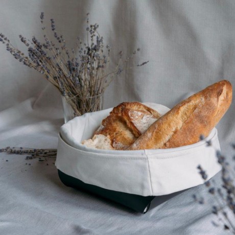 Корзина для хлеба COLOMBO DESIGN ADJ 037.01/03 настольная цвет черный/серый