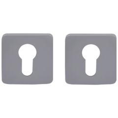 Накладка под цилиндр Colombo Design Rosetta OneQ CC23 серебро 2 шт