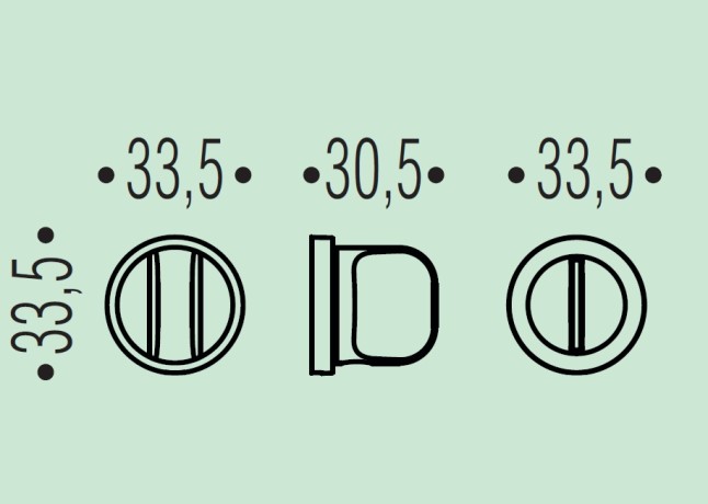 Фиксатор сантехнический Colombo Design Rosetta ZE19 BZG/0 черный матовый