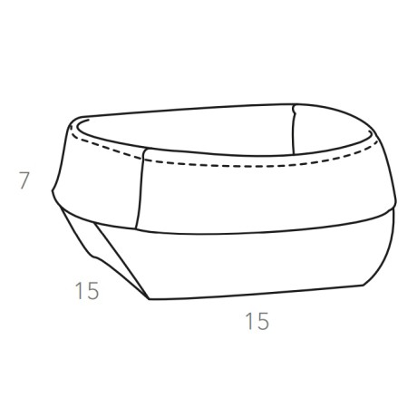 Корзина для хлеба COLOMBO DESIGN ADJ 039.03/01 настольная цвет серый/черный