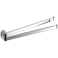 Полотенцедержатель COLOMBO DESIGN TRENTA B3012 двойной цвет хром