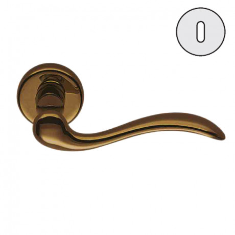 Дверная ручка Colombo Design HEIDI CD31R бронза в комплекте с накладками под ключ для межкомнатных дверей