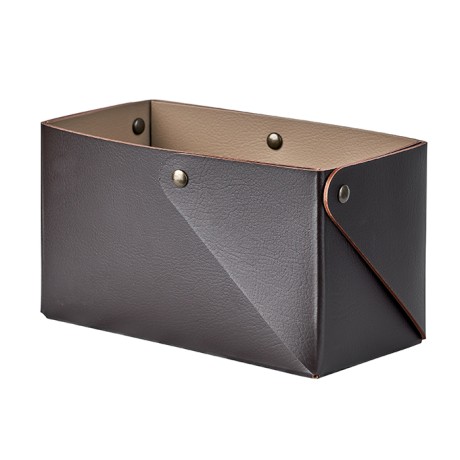 Коробочка COLOMBO DESIGN ADJ 050.04/06 настольная цвет капучино/шоколад