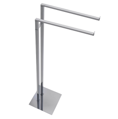 Стойка COLOMBO DESIGN MINI Q B5038 с полотенцедержателем двойным цвет хром